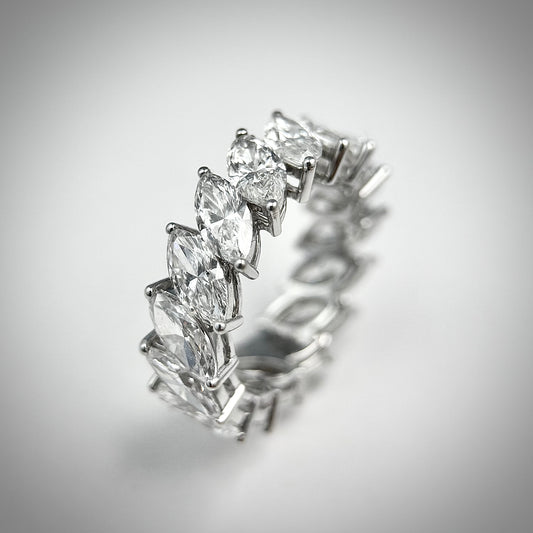 Marquise Shaped Full Eternity Ring | 0.30ct each